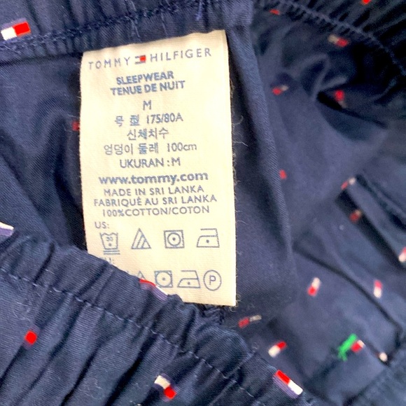 NWT Tommy Hilfiger pajama bottoms dark navy $42 size medium - Picture 8 of 8